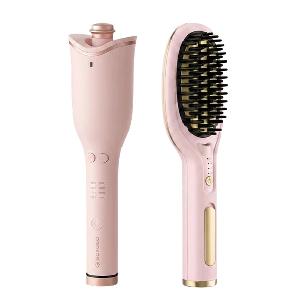 GOKOCO · Modelador 7 em 1 + Escova Alisadora